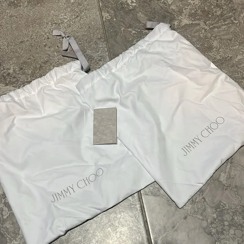 Jimmy Choo Love 85 Leather Mesh Pointed-Toe Pumps, New, Size 43 - Picture 13 of 16